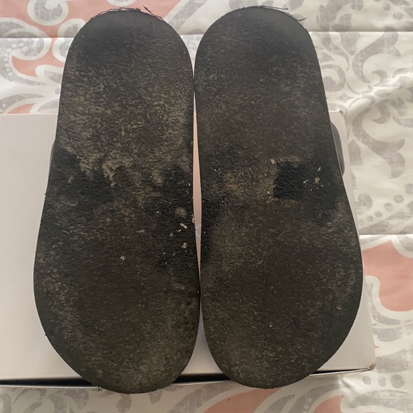 Genuine leather slide on sandals - Picture 2 of 3